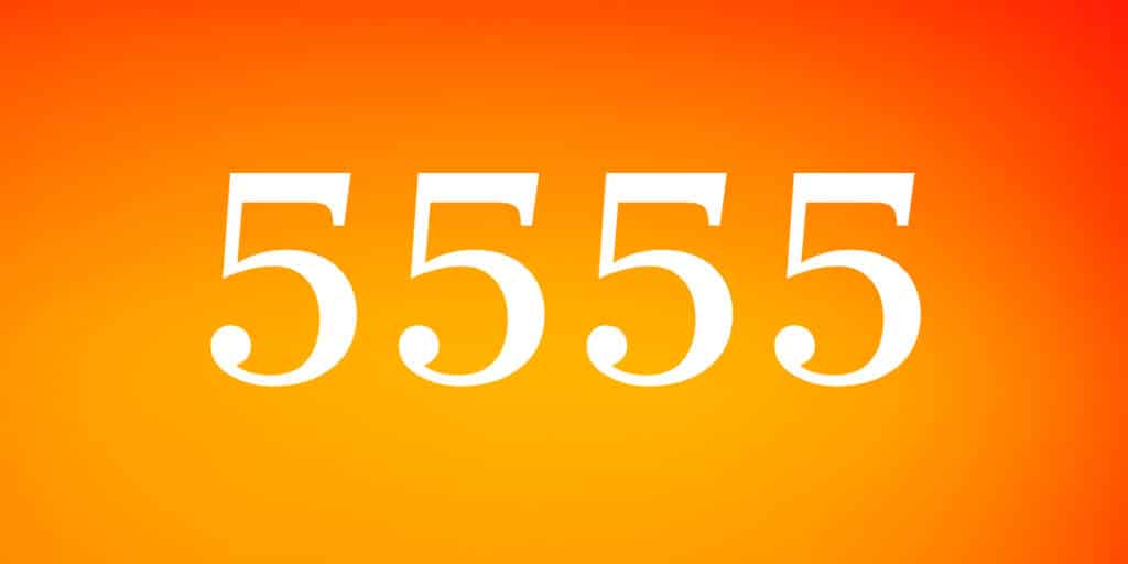 5555 Angel Number 5555 Angel Number